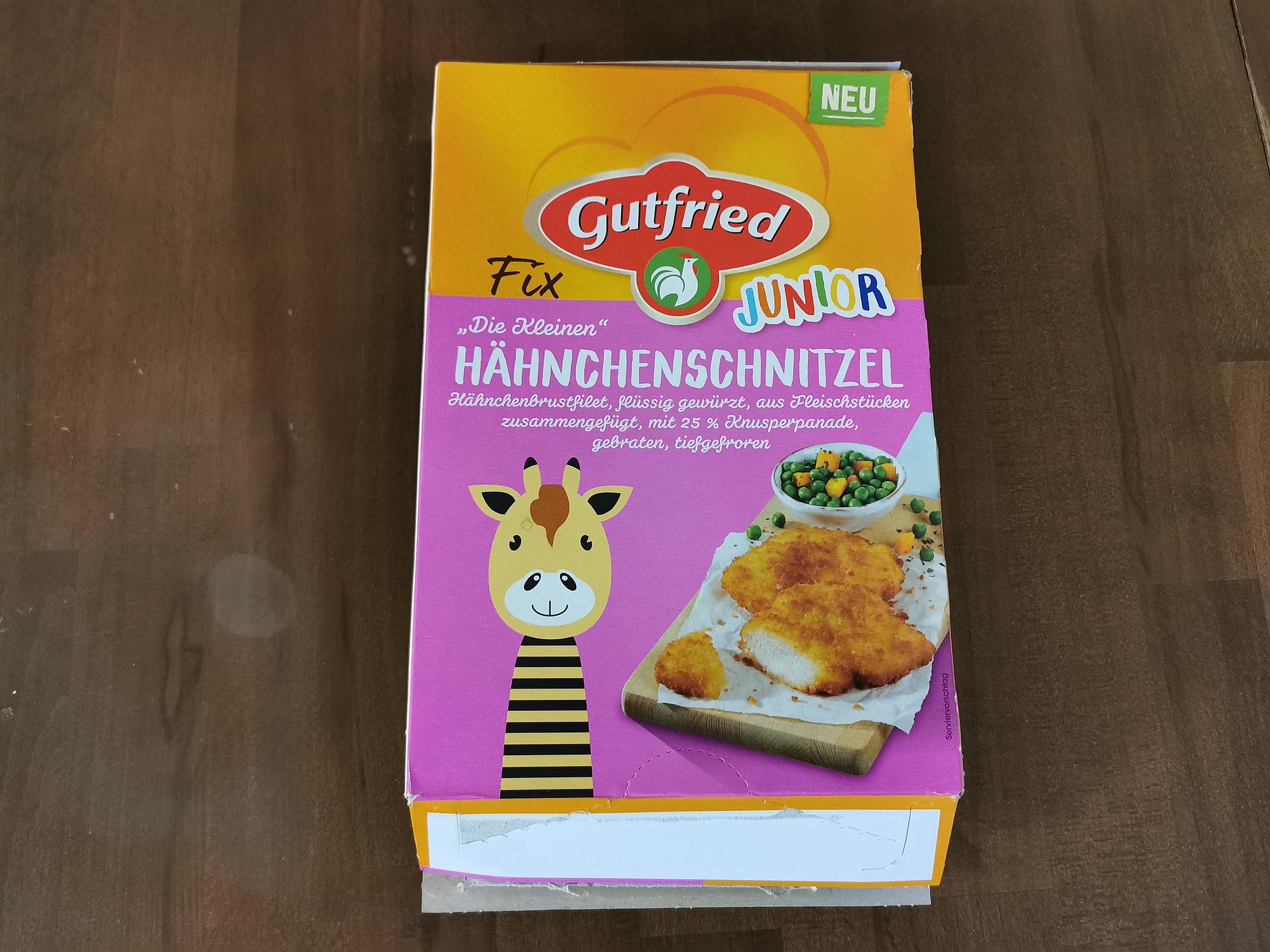 Hähnchenschnitzel Junior von Gutfried | Schummelmelder DE