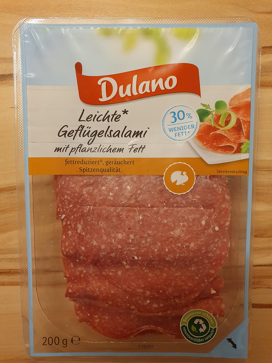 von Dulano DE Leichte Schummelmelder Geflügelsalami |