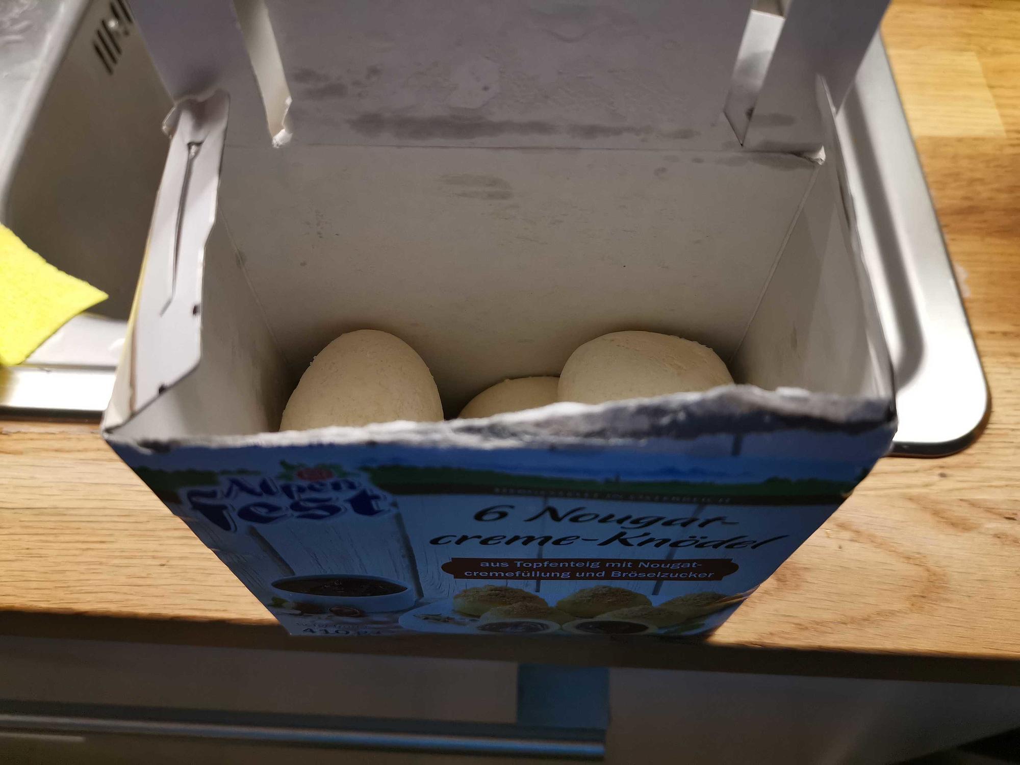6 Nougat Creme Knödel von Alpen Fest | Schummelmelder DE