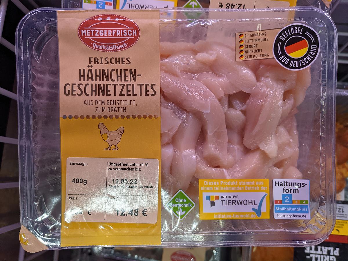 Frisches Hähnchen-Geschnetzeltes von Lidl Eigenmarke Metzgerfrisch |  Schummelmelder DE